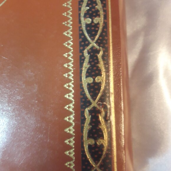 Vintage Leather Planner Daily Organizer Diary Address Book Embossed Lion 50s - Picture 12 of 12